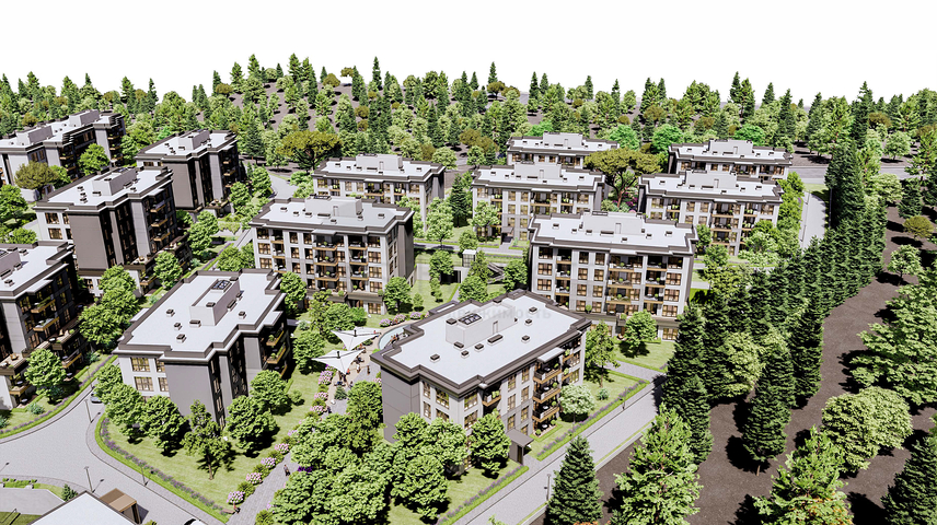 Масштабный жилой комплекс в центре района Пендик