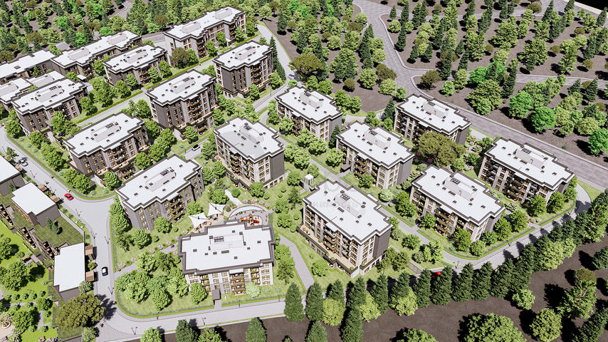 Масштабный жилой комплекс в центре района Пендик