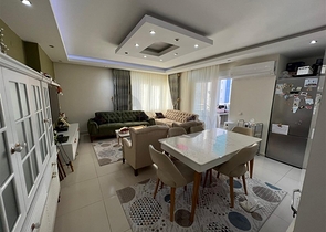 Просторная трехкомнатная квартира в пешей доступности к морю в открытом под ВНЖ районе Тосмур