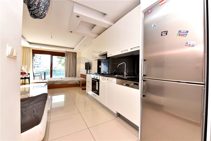 Квартира-студия 0+1 в спальном районе Алании