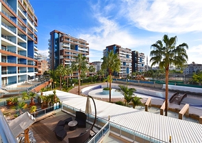 Квартира-студия 0+1 в спальном районе Алании