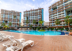 Квартира-студия 0+1 в спальном районе Алании