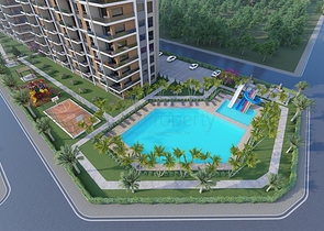 Квартиры в строящемся комплексе с богатой инфраструктурой в районе Эрдемли