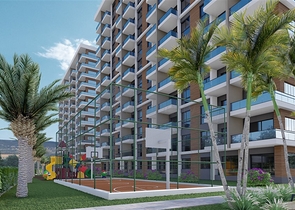 Квартиры в строящемся комплексе с богатой инфраструктурой в районе Эрдемли