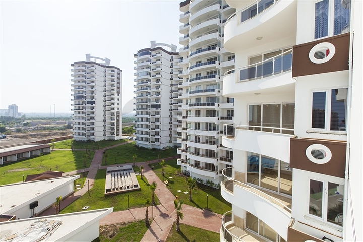 Просторные квартиры в готовом комплексе в 200 метрах от моря в районе Эрдемли