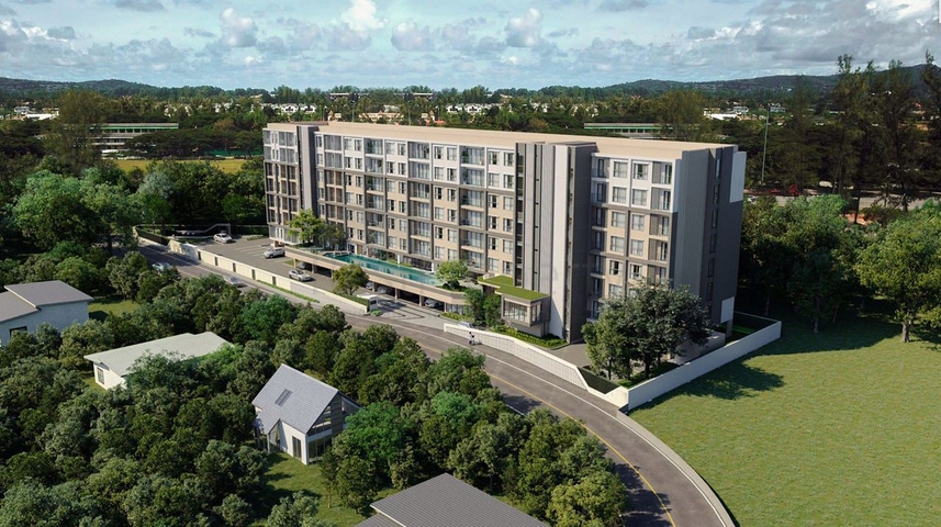 Жилой комплекс на этапе строительства в районе пляжа Банг Тао Жилой комплекс на этапе строительства в районе пляжа Банг Тао