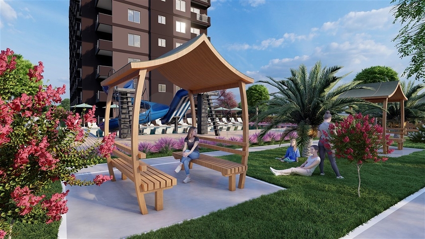 Квартиры в строящемся комплексе в микрорайоне Чешмели