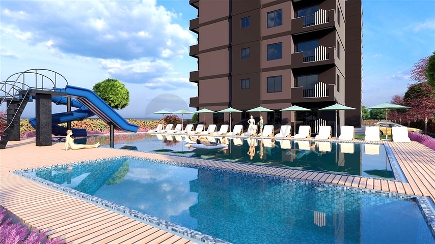 Квартиры в строящемся комплексе в микрорайоне Чешмели