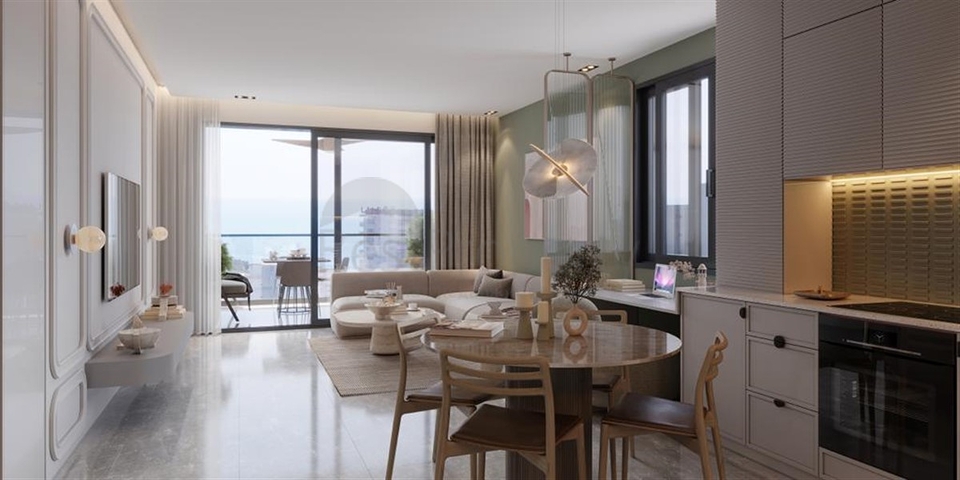 Масштабный жилой комплекс на стадии строительства в районе Арпачбахшиш