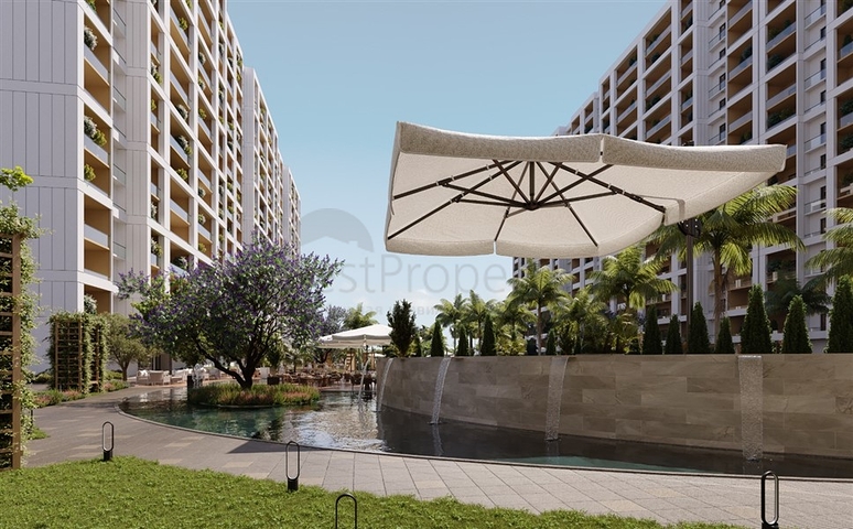 Масштабный жилой комплекс на стадии строительства в районе Арпачбахшиш