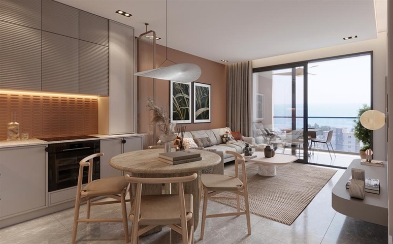 Масштабный жилой комплекс на стадии строительства в районе Арпачбахшиш