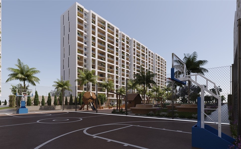 Масштабный жилой комплекс на стадии строительства в районе Арпачбахшиш