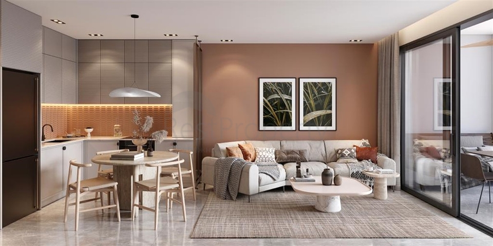 Масштабный жилой комплекс на стадии строительства в районе Арпачбахшиш