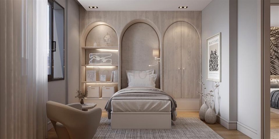 Масштабный жилой комплекс на стадии строительства в районе Арпачбахшиш