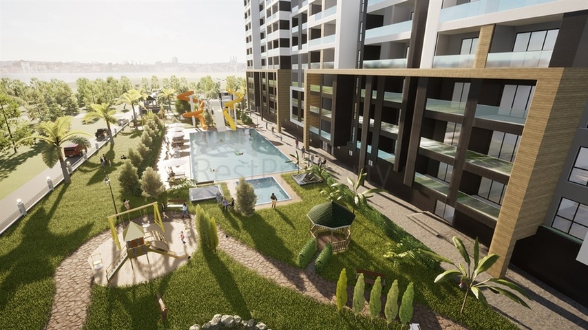 Квартиры в строящемся комплексе премиум сегмента в 150 метрах от моря