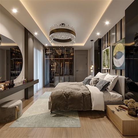 Квартиры с отельной инфраструктурой в районе Эрдемли