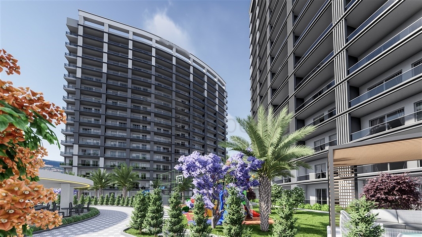 Квартиры с отельной инфраструктурой в районе Эрдемли