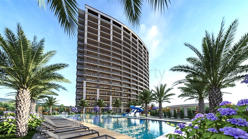 Квартиры с отельной инфраструктурой в районе Эрдемли