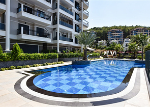 Пентхаус планировкой 2+1 с потрясающим видом на море в комплексе премиум класса