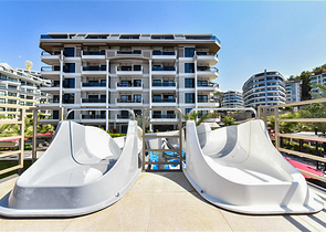 Пентхаус планировкой 2+1 с потрясающим видом на море в комплексе премиум класса