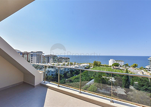Пентхаус планировкой 2+1 с потрясающим видом на море в комплексе премиум класса