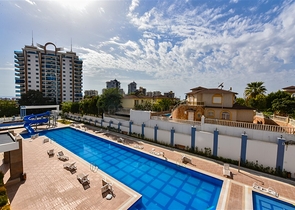 Квартира 1+1 в новом жилом комплексе в районе Махмутлар