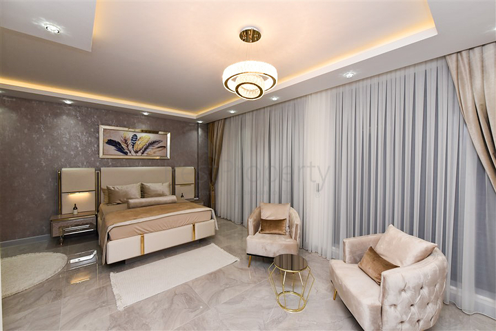 Новая вилла с потрясающим видом в районе Каргыджак