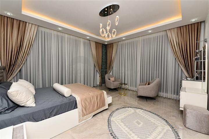 Новая вилла с потрясающим видом в районе Каргыджак