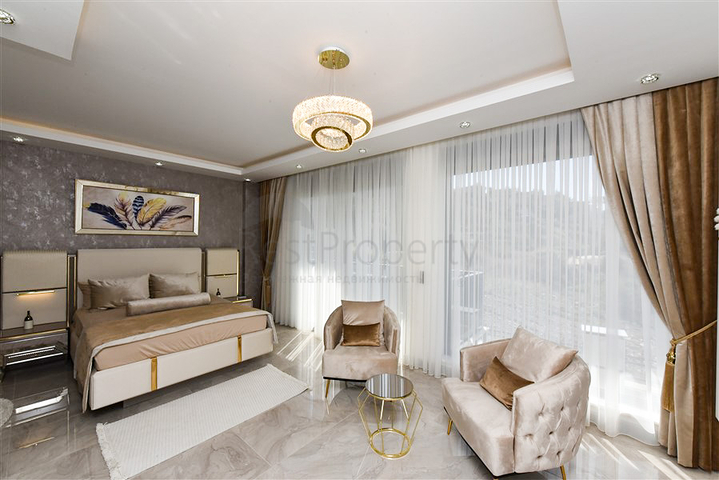 Новая вилла с потрясающим видом в районе Каргыджак