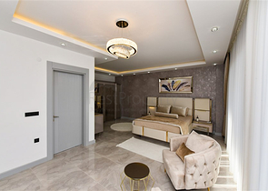 Новая вилла с потрясающим видом в районе Каргыджак