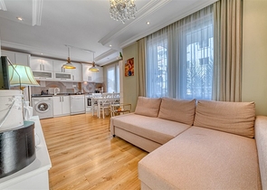 Квартира 1+1 в 500 метрах от пляжа Клеопатра