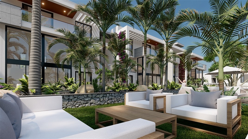 Пентхаус в 250 м до Средиземного моря в живописном районе Эсентепе 