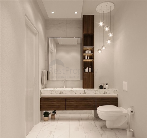 Пентхаус в 250 м до Средиземного моря в живописном районе Эсентепе 