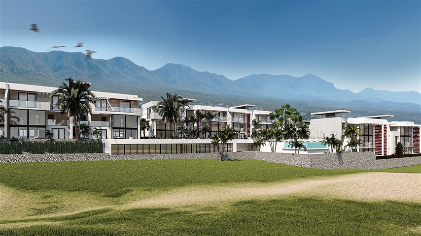 Пентхаус в 250 м до Средиземного моря в живописном районе Эсентепе 