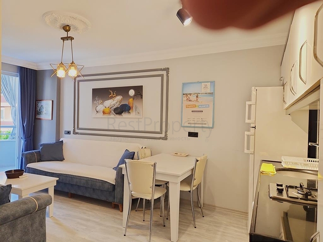 Меблированная квартира планировкой 1+1 в районе Оба