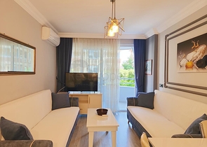 Меблированная квартира планировкой 1+1 в районе Оба