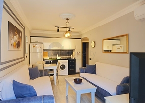 Меблированная квартира планировкой 1+1 в районе Оба