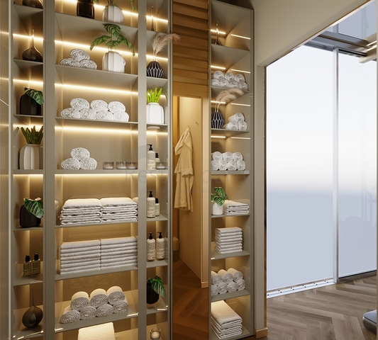 Квартира 1+1 в премиальном комплексе района Махмутлар