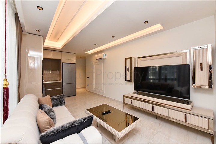 Квартира 1+1 в комплексе премиум класса на первой береговой линии 