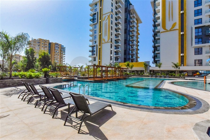 Квартира 1+1 в комплексе премиум класса на первой береговой линии 