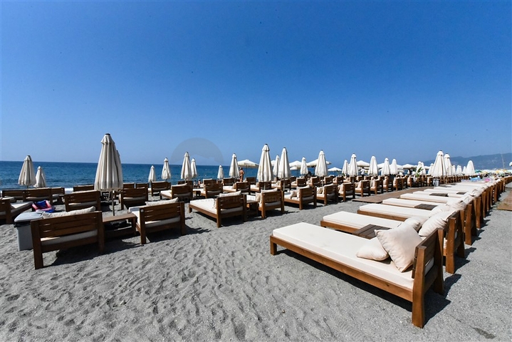 Квартира 1+1 в комплексе премиум класса на первой береговой линии 