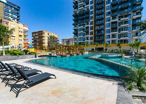 Квартира 1+1 в комплексе премиум класса на первой береговой линии 