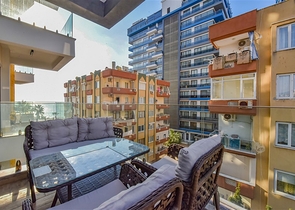 Квартира 1+1 в комплексе премиум класса на первой береговой линии 