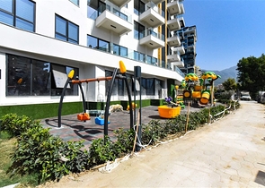 Квартира 1+1 в комплексе премиум класса на первой береговой линии 