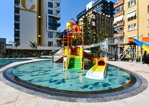 Квартира 1+1 в комплексе премиум класса на первой береговой линии 