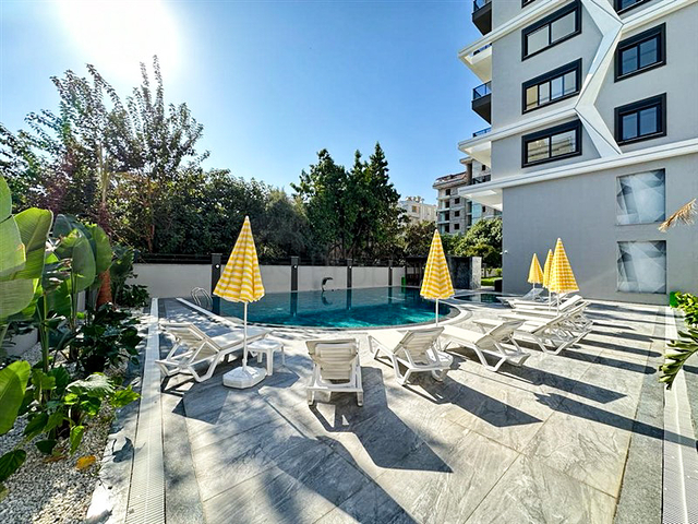 Квартира 1+1 в новом жилом комплексе в районе Махмутлар