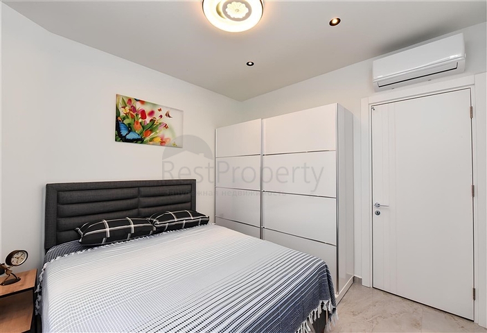 Полностью оборудованная квартира 1+1 в пешей доступности от моря 