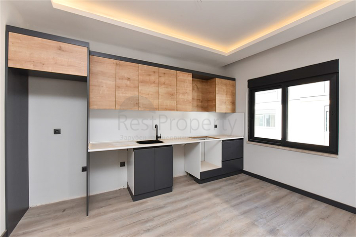 Недорогая квартира 2+1 в новом комплексе в районе Оба