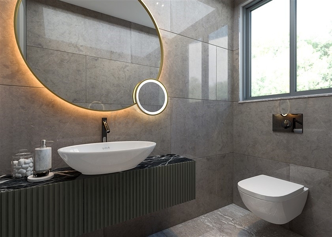 Строящиеся виллы с личным бассейном в районе Томюк- Эрдемли