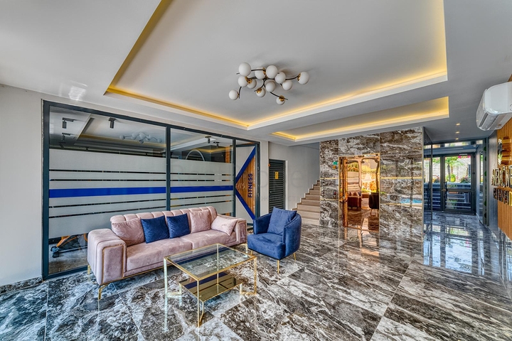 Меблированная квартира 1+1 в районе Оба